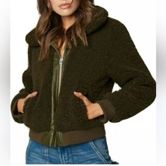 Blank NYC Brown Teddy Jacket - Picture 2 of 8